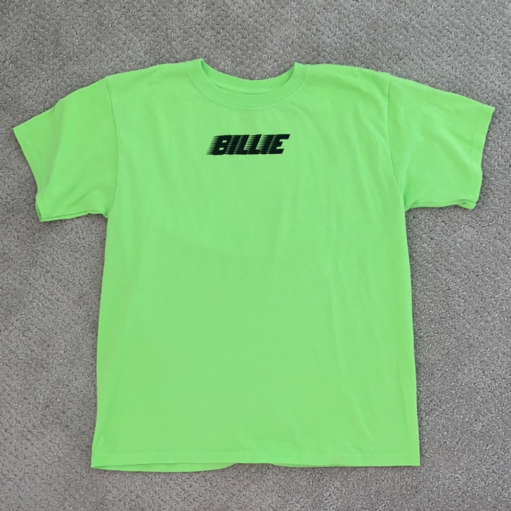 Billie Eilish t-shirt, green